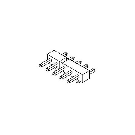 Molex 2mm SRSW Hdr /Hor SMT w/o Peg B/way 7CKT 87858-0750